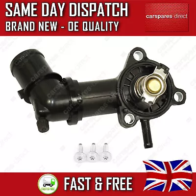 Thermostat & Housing For Saab 9-5 (ys3g) 2.0 Ttid Tid 2010>2012 • £22.25